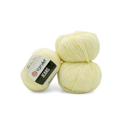 WŁÓCZKA YARNART JEANS 86 KANARKOWY