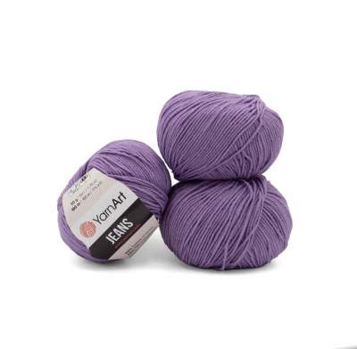 WŁÓCZKA YARNART JEANS 72 FIOLETOWY