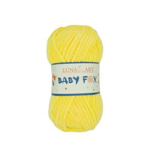 WŁÓCZKA BABY FOX KOL 14 ŻÓŁTY
