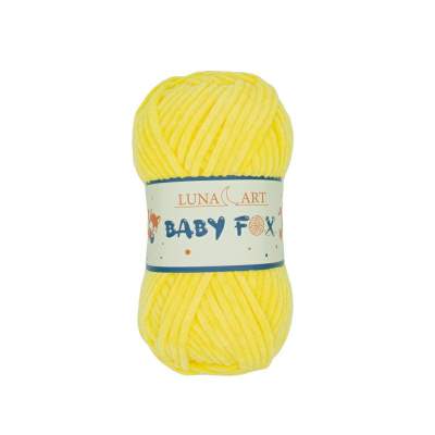 WŁÓCZKA BABY FOX KOL 14 ŻÓŁTY