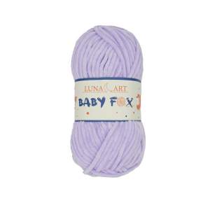 WŁÓCZKA BABY FOX KOL 15 LAWENDOWY
