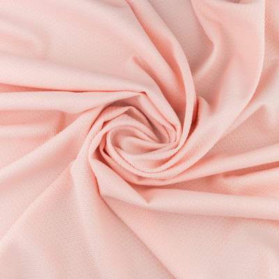 Tkanina żakard wzór małe romby kolor pastelowy róż