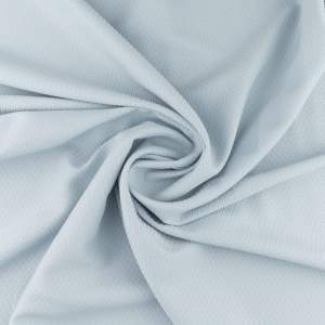 Tkanina żakard wzór małe romby kolor szarobłękitny