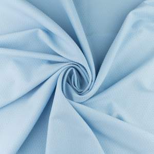 Tkanina żakard wzór małe romby kolor błękitny