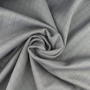 Dzianina pikowana pianka kolor szary