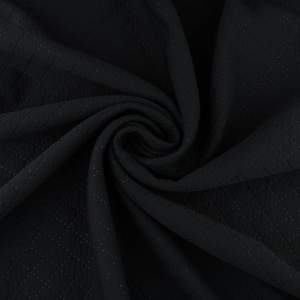 Dzianina pikowana pianka kolor czarny