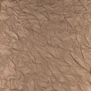 Tkanina pikowana na kurtki kolor umbra