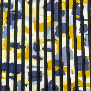 Dzianina falbanka wzór kolorowe plamki