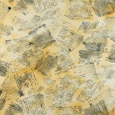 Dzianina jersey ity wzór abstrakcyjne kreski kolor jasny beżowy