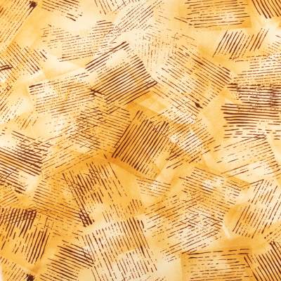 Dzianina jersey ity wzór abstrakcyjne kreski kolor beżowo pomarańczowy