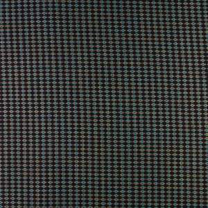 Tkanina Kostiumowa wzór małe krzyżyki kolor ciemny brązowy