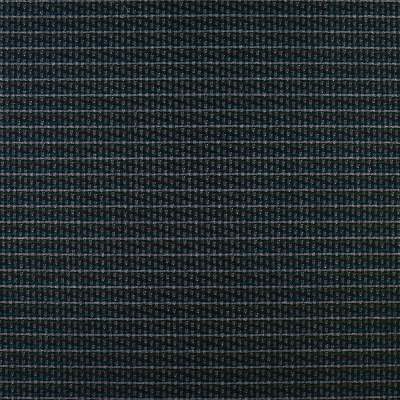 Tkanina Kostiumowa wzór prążki kolor szaro granatowy