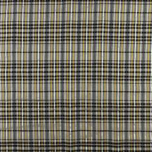 Tkanina krata złota nitka kolor szary