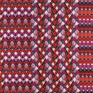 Dzianina wiskozowa wzór abstrakcyjny kolor fioletowy