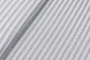 Jersey bawełniany wzór paski szare, lureks