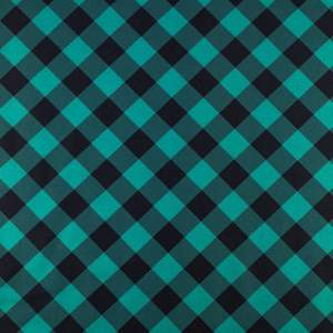 Dzianina Punto wzór szachownica kolor zielony