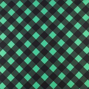 Dzianina Zara Nurek wzór krata kolor zielony