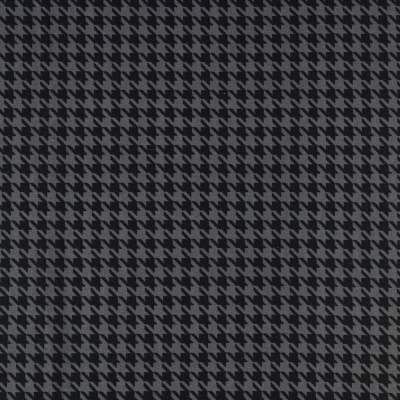 Dzianina Punto wzór pepitka kolor szary