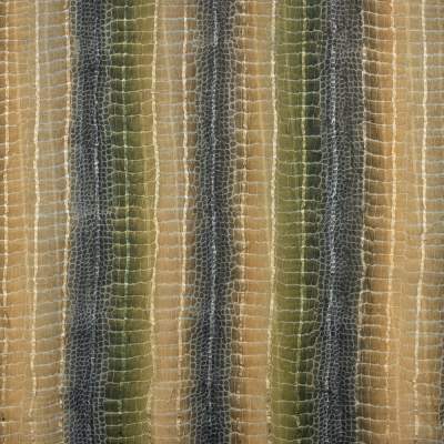 Tkanina szyfon wzór skóra krokodyla kolor beżowo oliwkowy