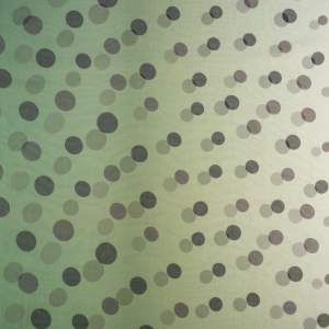 Tkanina szyfon wzór grochy kolor oliwkowy