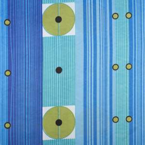 Tkanina Dekoracyjna wzór abstrakcyjny kolor niebieski