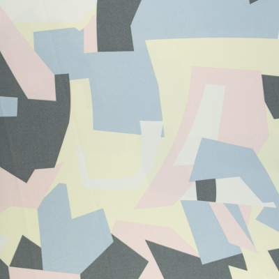 Tkanina Barbie wzór geometryczny kolor jasny różowy