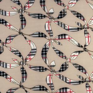 Tkanina Barbie wzór supełki kolor jasny beżowy