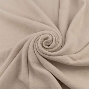 Tkanina Len Palermo kolor jasny beżowy