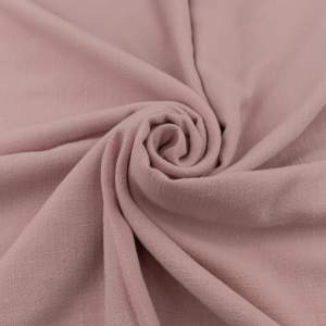 Tkanina Len Palermo kolor beżowo różowy