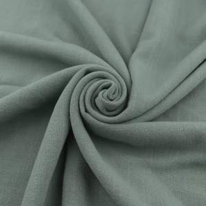 Tkanina Len Palermo kolor brudna mięta