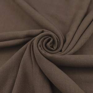 Tkanina Len Palermo kolor brązowy