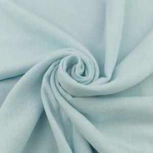 Tkanina Len Palermo kolor bardzo jasny miętowy