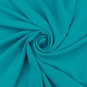 Tkanina American Krepa kolor turkusowy