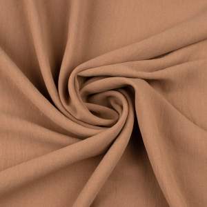 Tkanina American Krepa kolor orzechowy