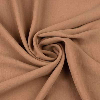 Tkanina American Krepa kolor orzechowy