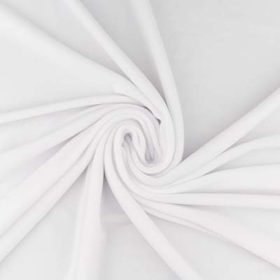 Dzianina welurowa soft kolor biały