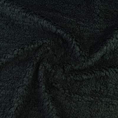 Sztuczne futro baranek kolor czarny