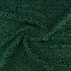 Sztuczne futro baranek kolor ciemny zielony