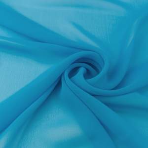 Szyfon materiał kolor brudny turkusowy