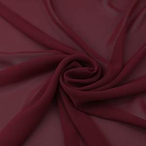 Szyfon materiał kolor ciemny malinowy