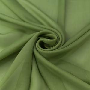 Szyfon materiał kolor jasny oliwkowy