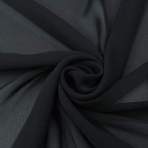 Szyfon materiał kolor czarny