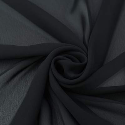 Szyfon materiał kolor czarny