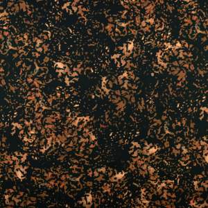 Tkanina Wiskoza – wzór plamki, kolor czarno-brązowy