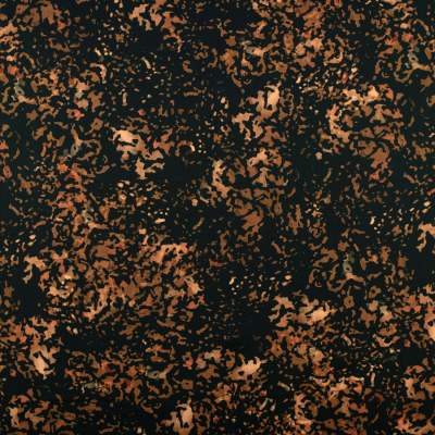 Tkanina Wiskoza – wzór plamki, kolor czarno-brązowy