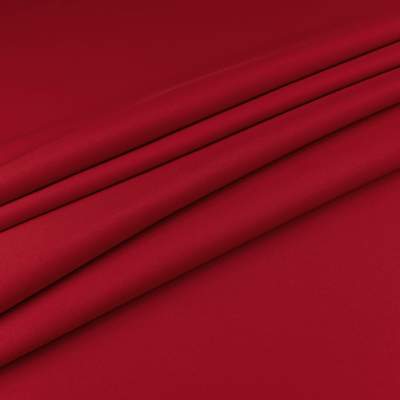 Tkanina Panama czerwony 280 cm – gruba tkanina dekoracyjna na zasłony, obrusy