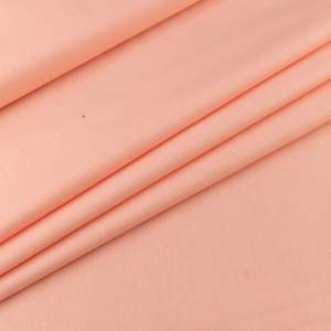 Bawełna Popelina Organiczna jasny łososiowy
