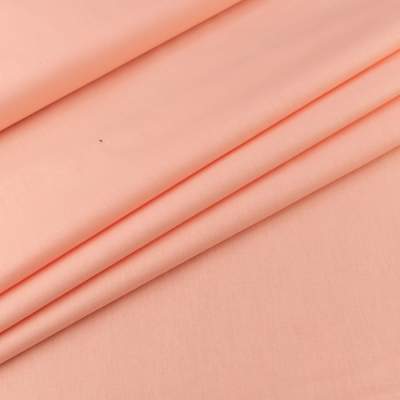 Bawełna Popelina Organiczna jasny łososiowy