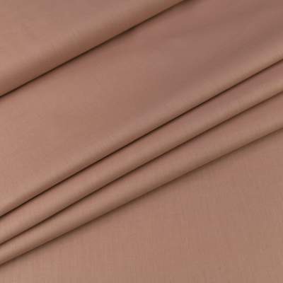 Bawełna Popelina Organiczna ciemny beżowy