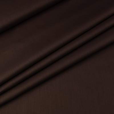 Bawełna Popelina Organiczna ciemny brązowy